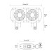 TMC Aquarium Cooling Fan x 2