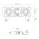 TMC Aquarium Cooling Fan x 3