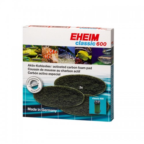 Pack esponjas carvão activo - EHEIM 600 2217