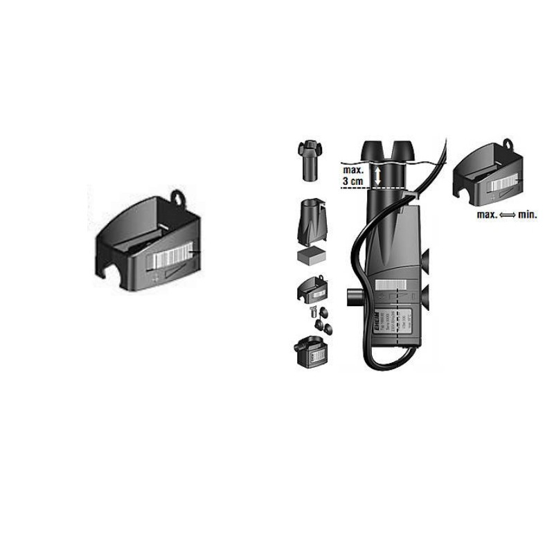 Caixa com controlador de fluxo para EHEIM Skim 350