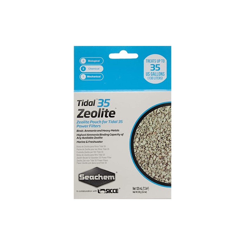 SEACHEM Recarga Zeolite para filtro Tidal 35 (120ml)