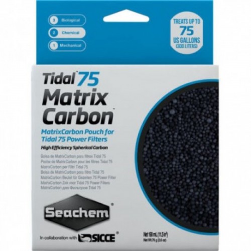 SEACHEM Recarga Matrix Carbon para filtro Tidal 75 (190ml)