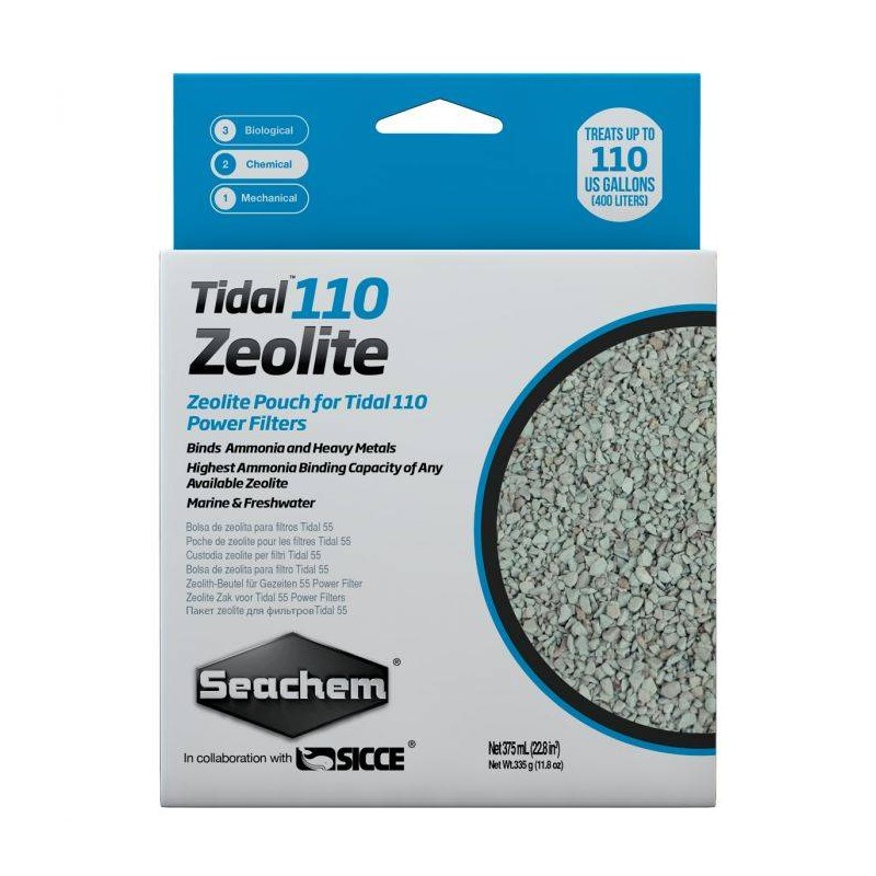 SEACHEM Recarga Zeolite para filtro Tidal 110 (375ml)